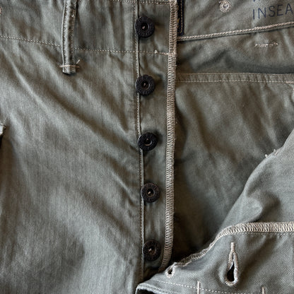 RRL ラルフローレン P-44 HBT モンキーパンツ ミリタリーカーゴパンツ (32×32)/C1449P-SO