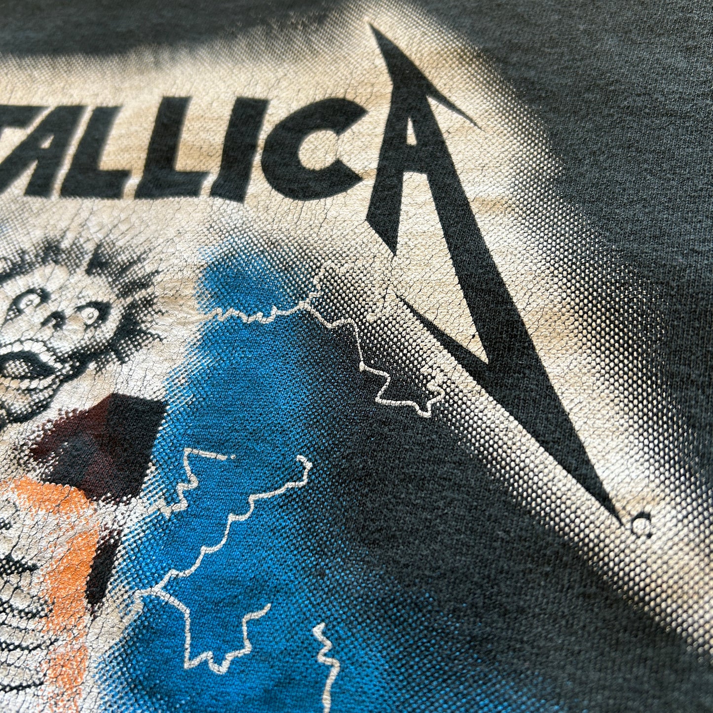 00's Metallica メタリカ RIDE THE LIGHTNING Tシャツ DELTA 黒(M)A7613T-SO
