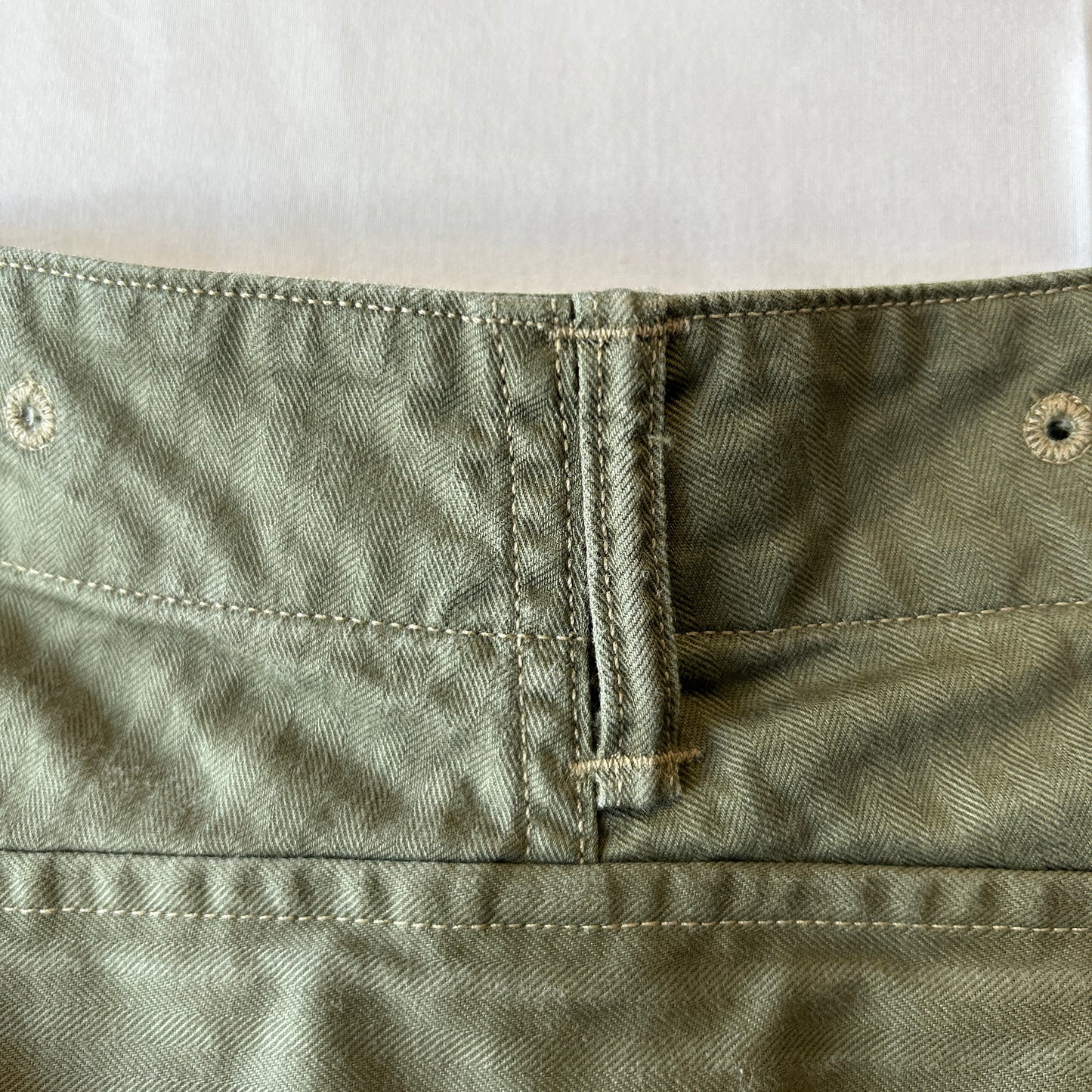 RRL ラルフローレン P-44 HBT モンキーパンツ ミリタリーカーゴパンツ (32×32)/C1449P-SO