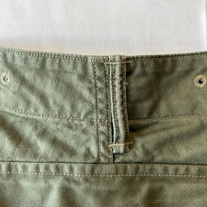 RRL ラルフローレン P-44 HBT モンキーパンツ ミリタリーカーゴパンツ (32×32)/C1449P-SO