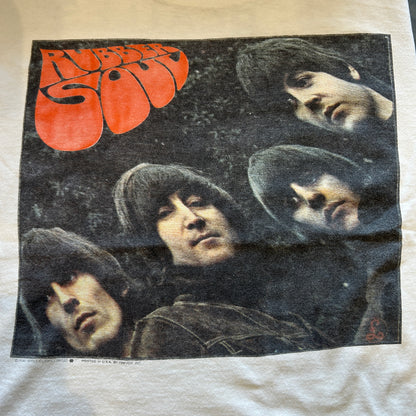 90's The Beatles ビートルズ RUBBER SOUL Tシャツ 白(L)A7612T-SO