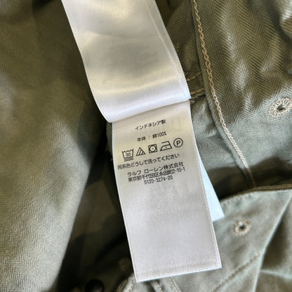 RRL ラルフローレン P-44 HBT モンキーパンツ ミリタリーカーゴパンツ (32×32)/C1449P-SO