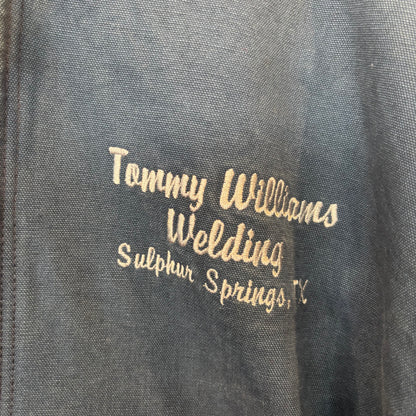 00's Carhartt カーハート 企業ロゴ入り アクティブジャケット "Tommy Williams Welding" J03 NVY 紺 (XL)/B3402J-SO