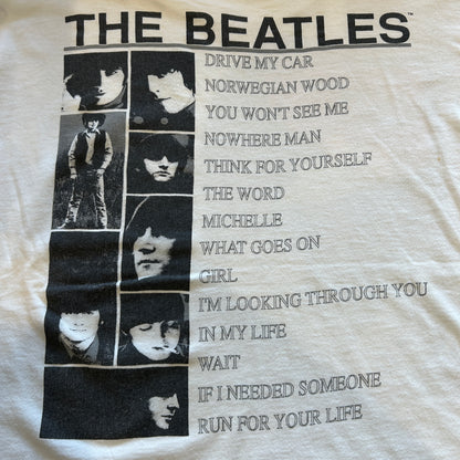 90's The Beatles ビートルズ RUBBER SOUL Tシャツ 白(L)A7612T-SO