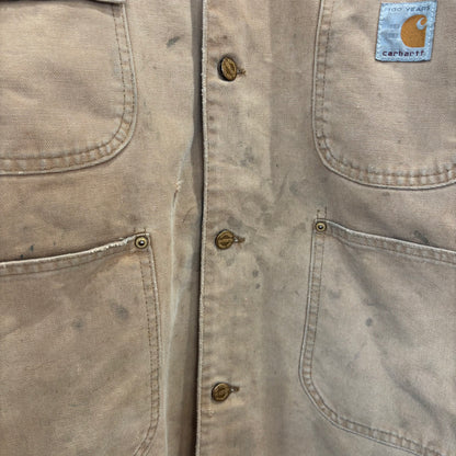 80's Carhartt カーハート 100周年 チョアコート ベージュ系 (サイズ不明)/B3415J-SO