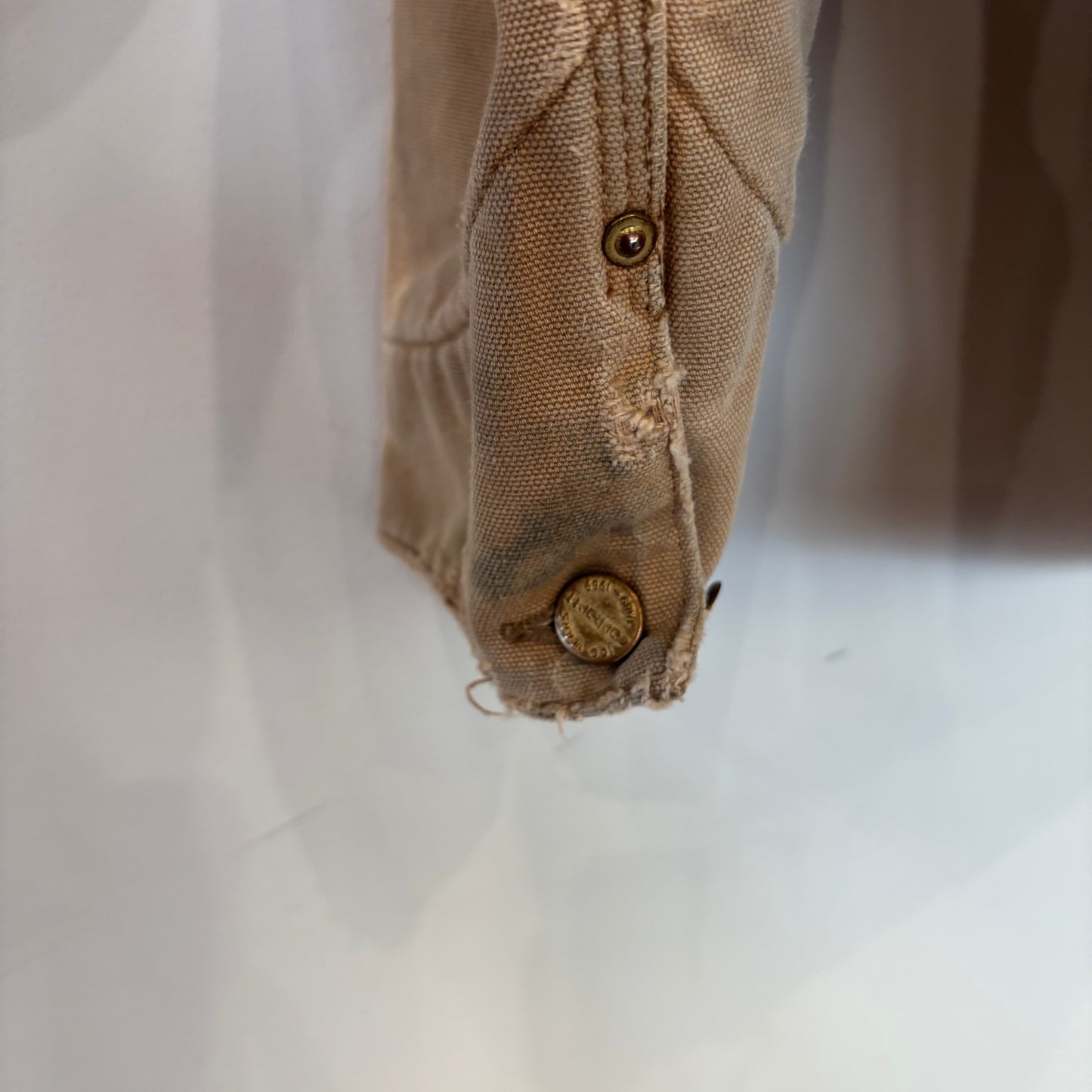 80's Carhartt カーハート 100周年 チョアコート ベージュ系 (サイズ不明)/B3415J-SO