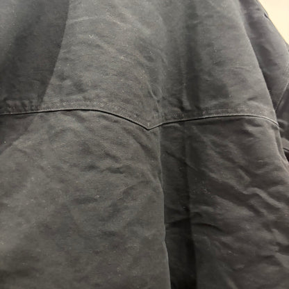 90~00's Carhartt カーハート 企業ロゴ入り サンタフェジャケット United Rentals 黒 (サイズ不明)/B3412J-SO