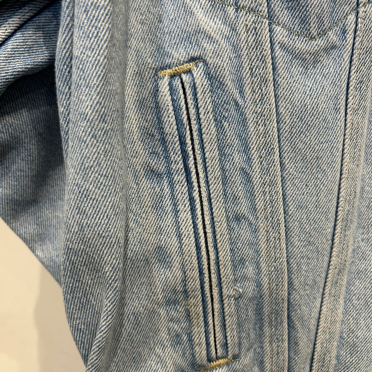80's~ Carhartt カーハート デニムジャケット 青 (XL)/B3397J-SO