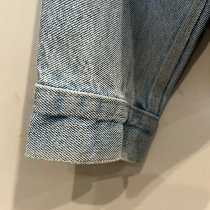80's~ Carhartt カーハート デニムジャケット 青 (XL)/B3397J-SO