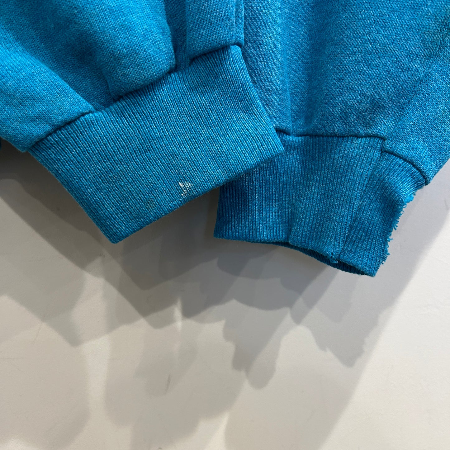 80's Harley Davidson ハーレー 発泡/ラバー両面プリントスウェット ターコイズ/A8411S-SO