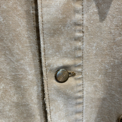 90's~ Carhartt カーハート 裏地無し チョアコート ベージュ (サイズ不明)/C0312J-SO