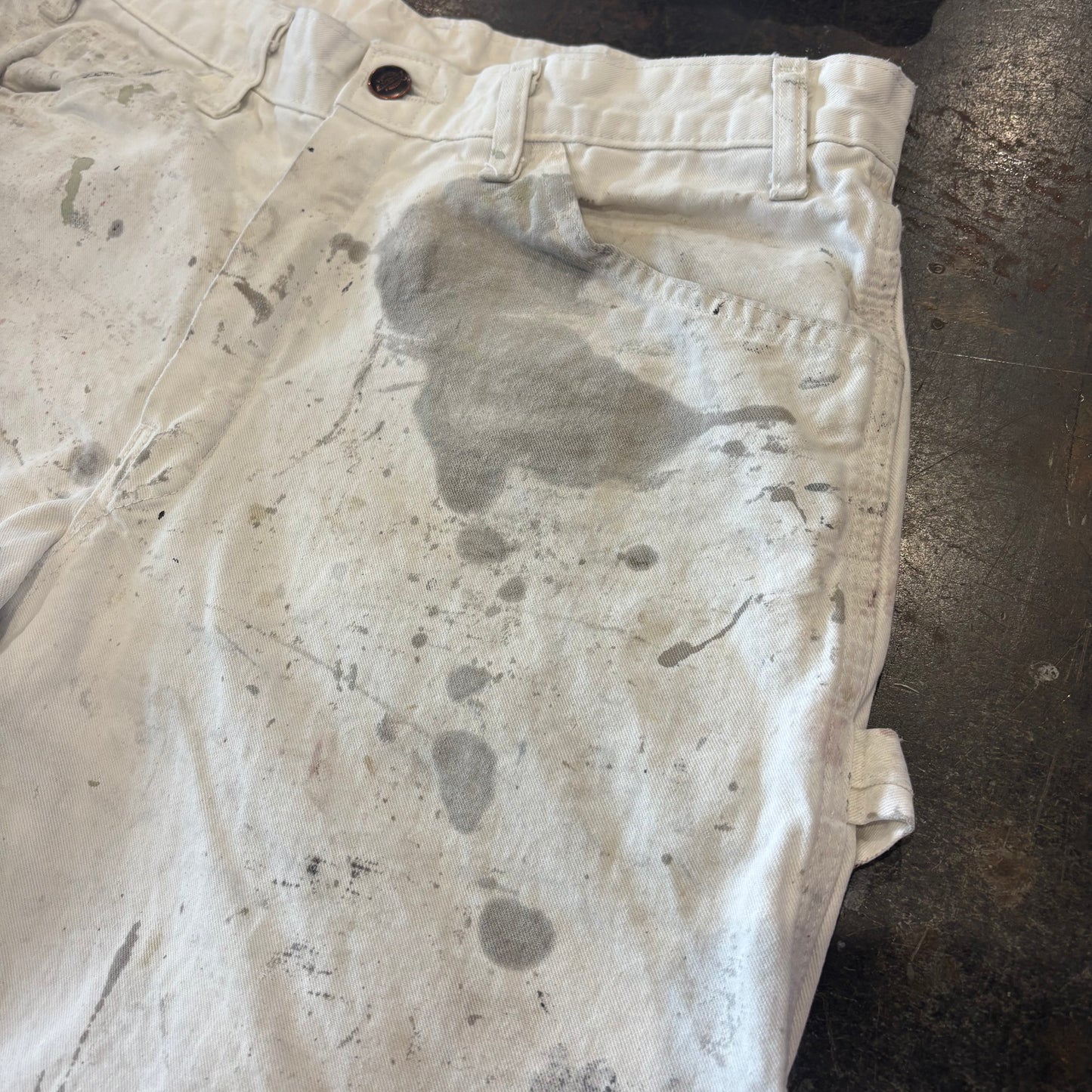 00's Dickies ディッキーズ ペインターパンツ 白 ホワイト (W32/L30) /C0161P-SO