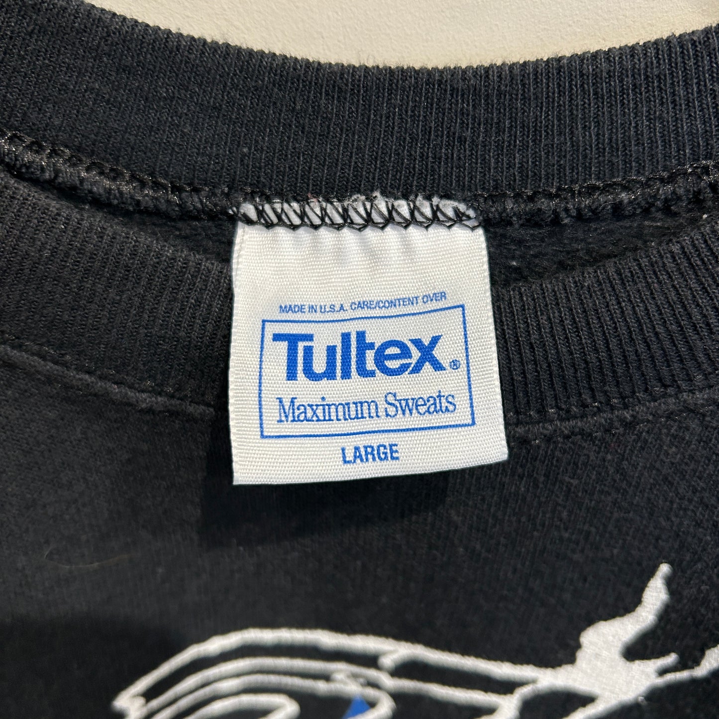 90's Tultex ZZ TOP "The Top Boys"プリントスウェット バンド ブラック(L)/B1719S-SO