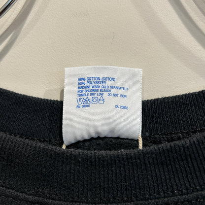 90's Tultex ZZ TOP "The Top Boys"プリントスウェット バンド ブラック(L)/B1719S-SO