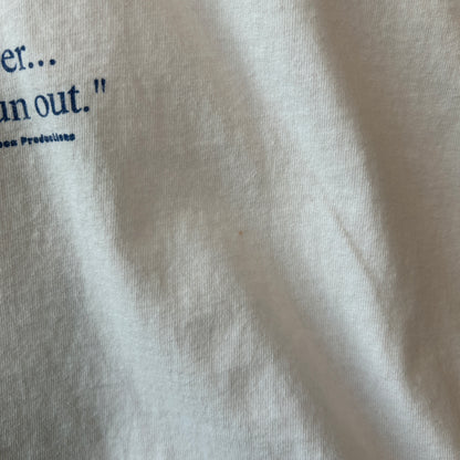 90's DELTA "FORREST DUMP" フォレスト・ガンプ パロディーTシャツ 白(XL)/C0767T-SO