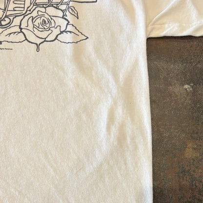 00's  Hanes  GUNS N' ROSES  文字プリントTシャツ 白 M /A6624T-SO