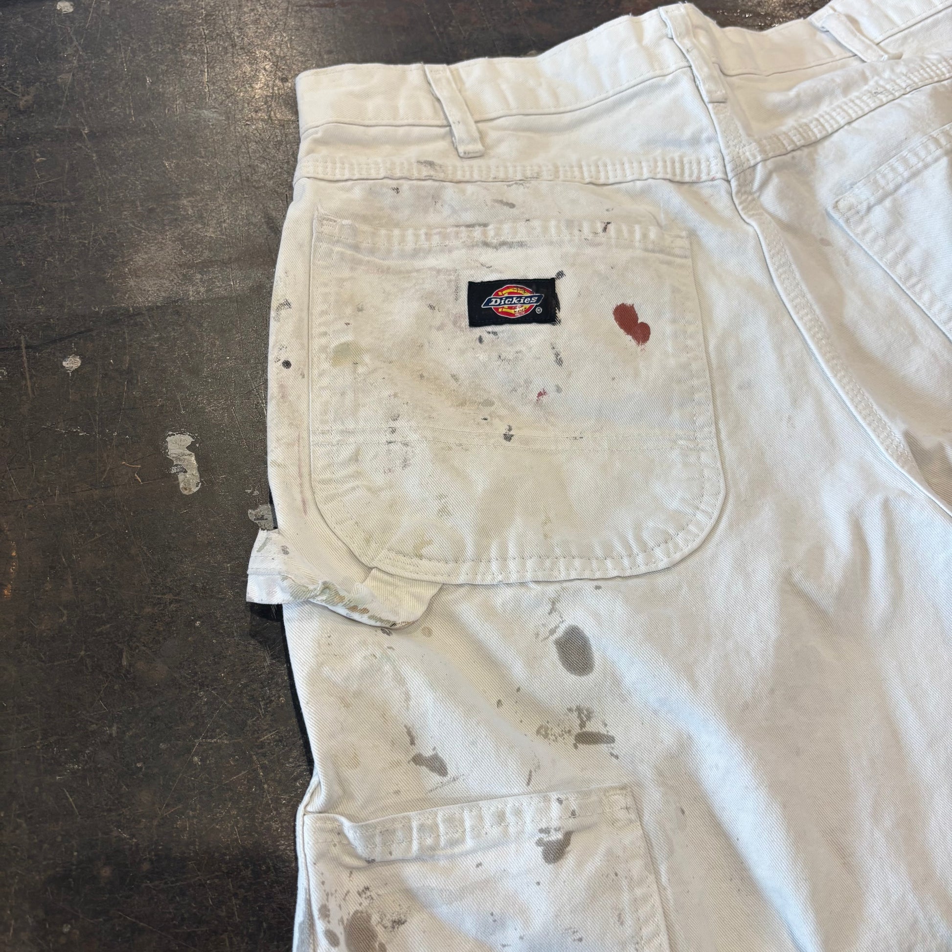 00's Dickies ディッキーズ ペインターパンツ 白 ホワイト (W32/L30 00's Dickies ディッキーズ ペインターパンツ 白 ホワイト (W32/L30
