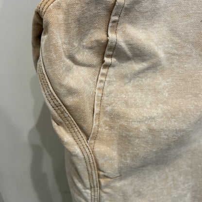 90's~ Carhartt カーハート 裏地無し チョアコート ベージュ (サイズ不明)/C0312J-SO