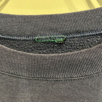 90's MALCOM X マルコム プリントスウェット フェード ネイビー/A8210S-SO