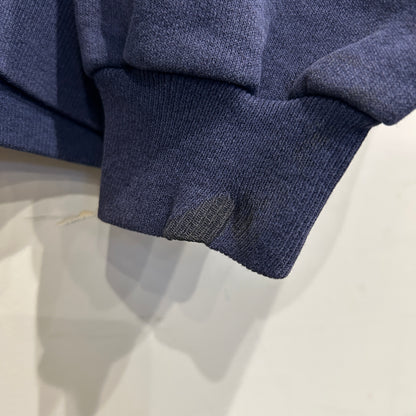 90's MALCOM X マルコム プリントスウェット フェード ネイビー/A8210S-SO