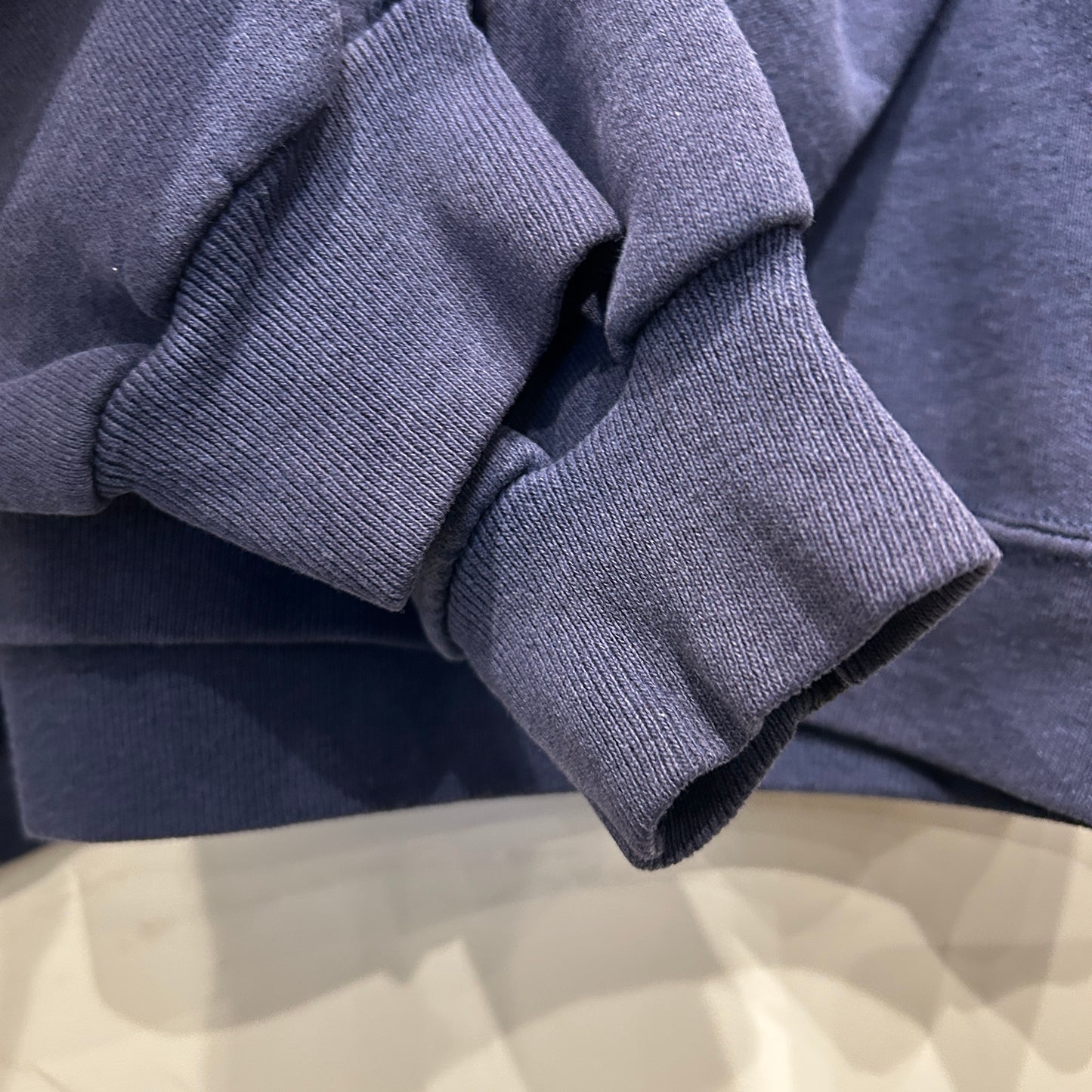 90's MALCOM X マルコム プリントスウェット フェード ネイビー/A8210S-SO