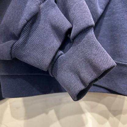 90's MALCOM X マルコム プリントスウェット フェード ネイビー/A8210S-SO