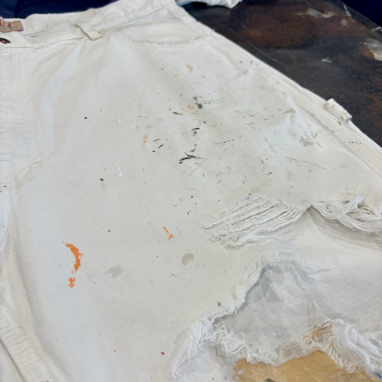 90's BIG MAC ペインターパンツ 白 ホワイト (サイズ不明) /A9148P-SO