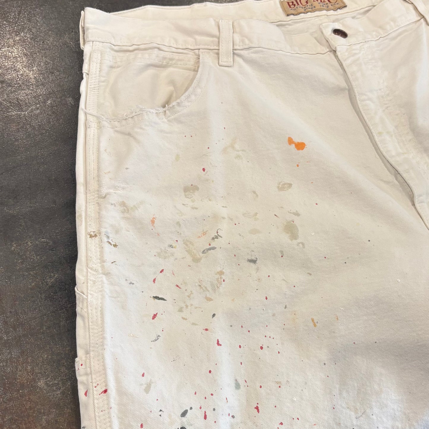 90's BIG MAC ペインターパンツ 白 ホワイト (サイズ不明) /A9148P-SO