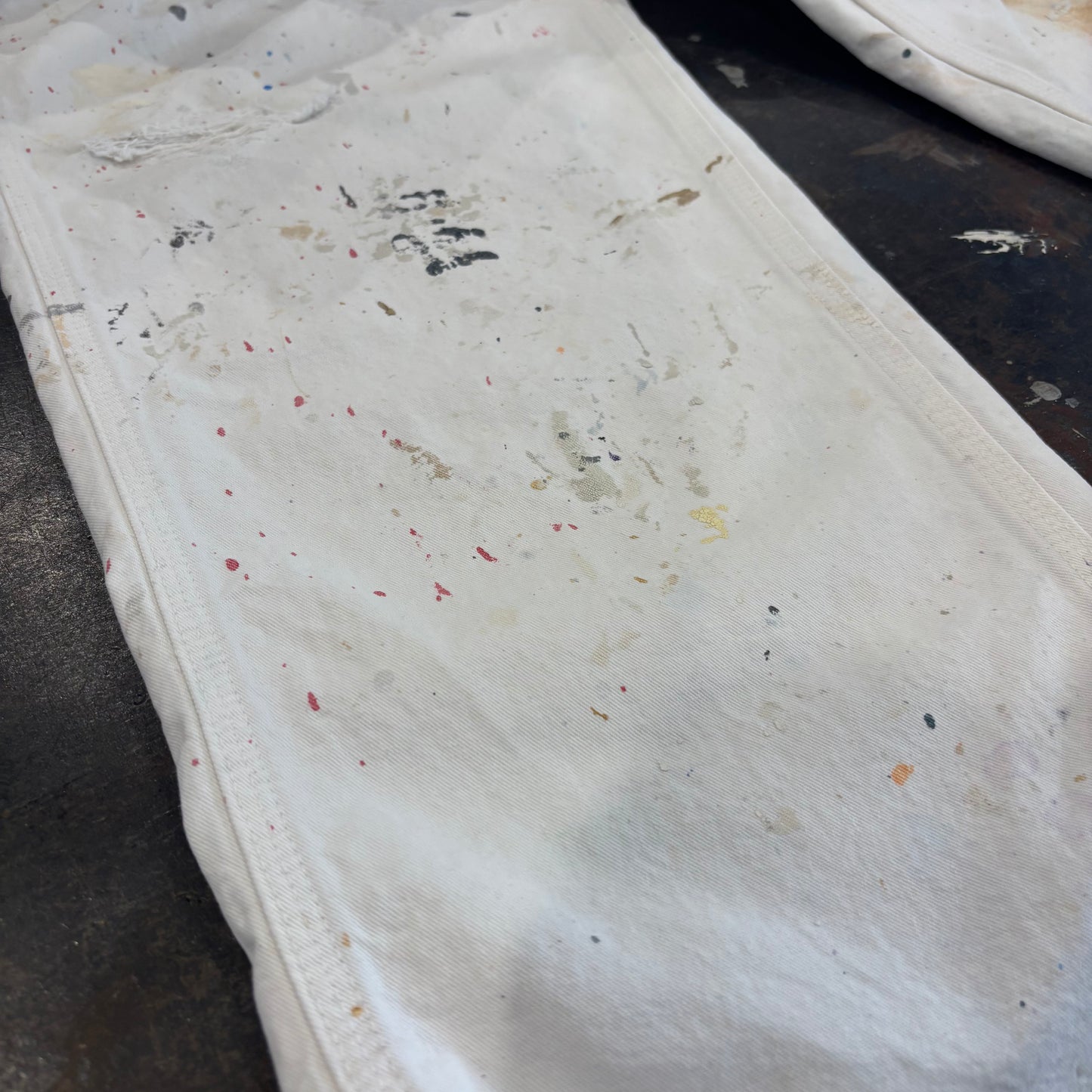 90's BIG MAC ペインターパンツ 白 ホワイト (サイズ不明) /A9148P-SO