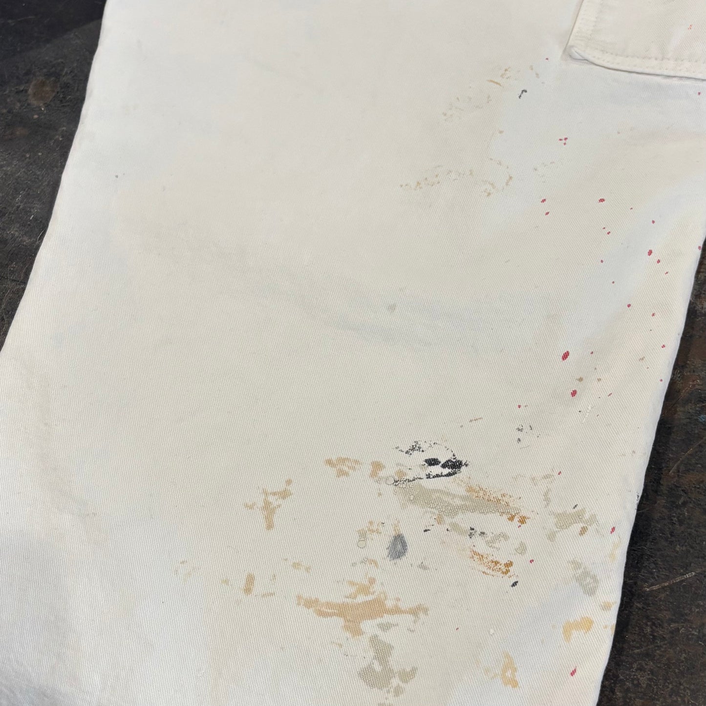 90's BIG MAC ペインターパンツ 白 ホワイト (サイズ不明) /A9148P-SO