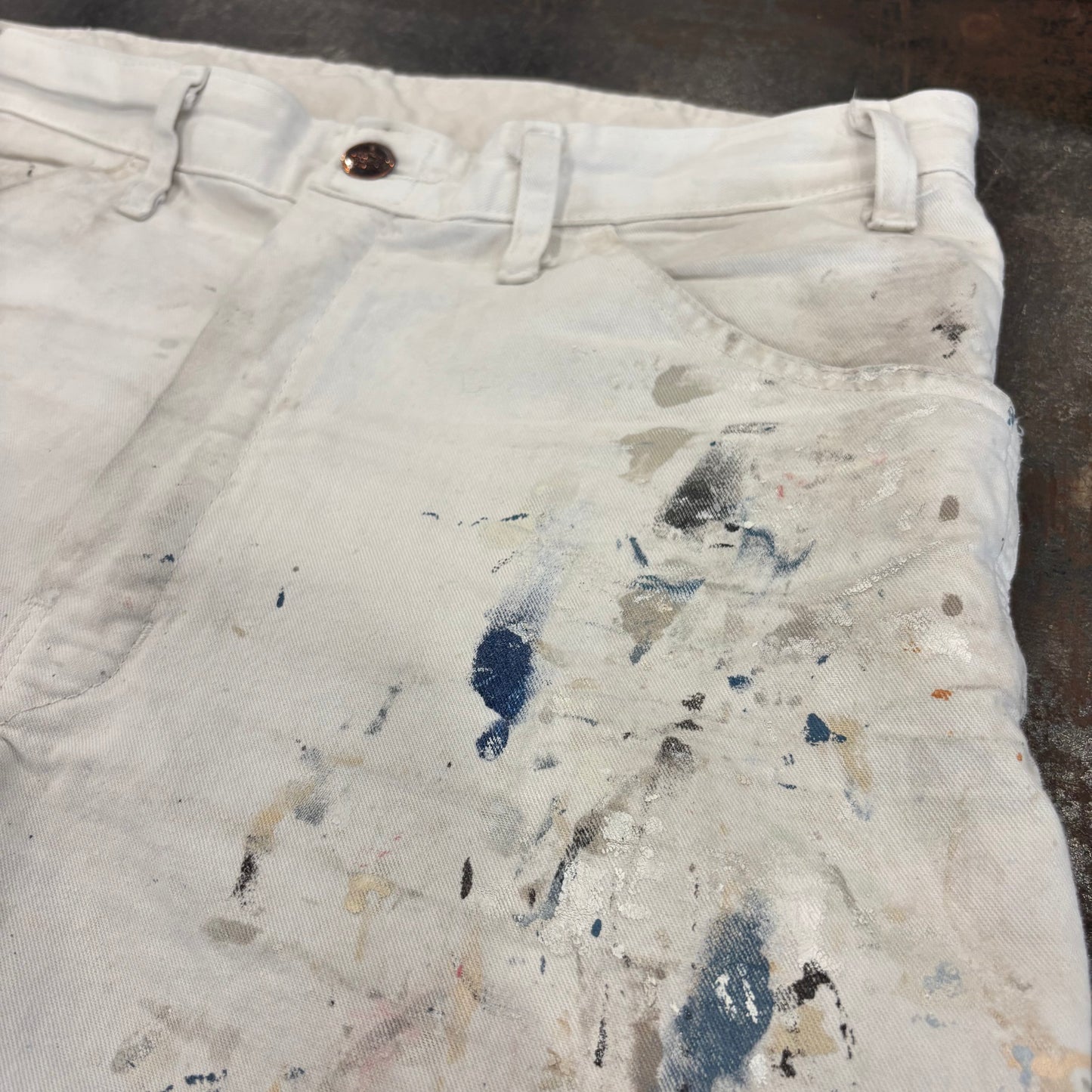 Dickies ディッキーズ Dunn-Edwards ペインターパンツ 白 ホワイト (W32/L30) /C0124P-SO