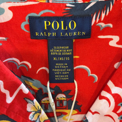 00's Polo Ralph Lauren アロハシャツ 赤 (XL)/A4389S-SO