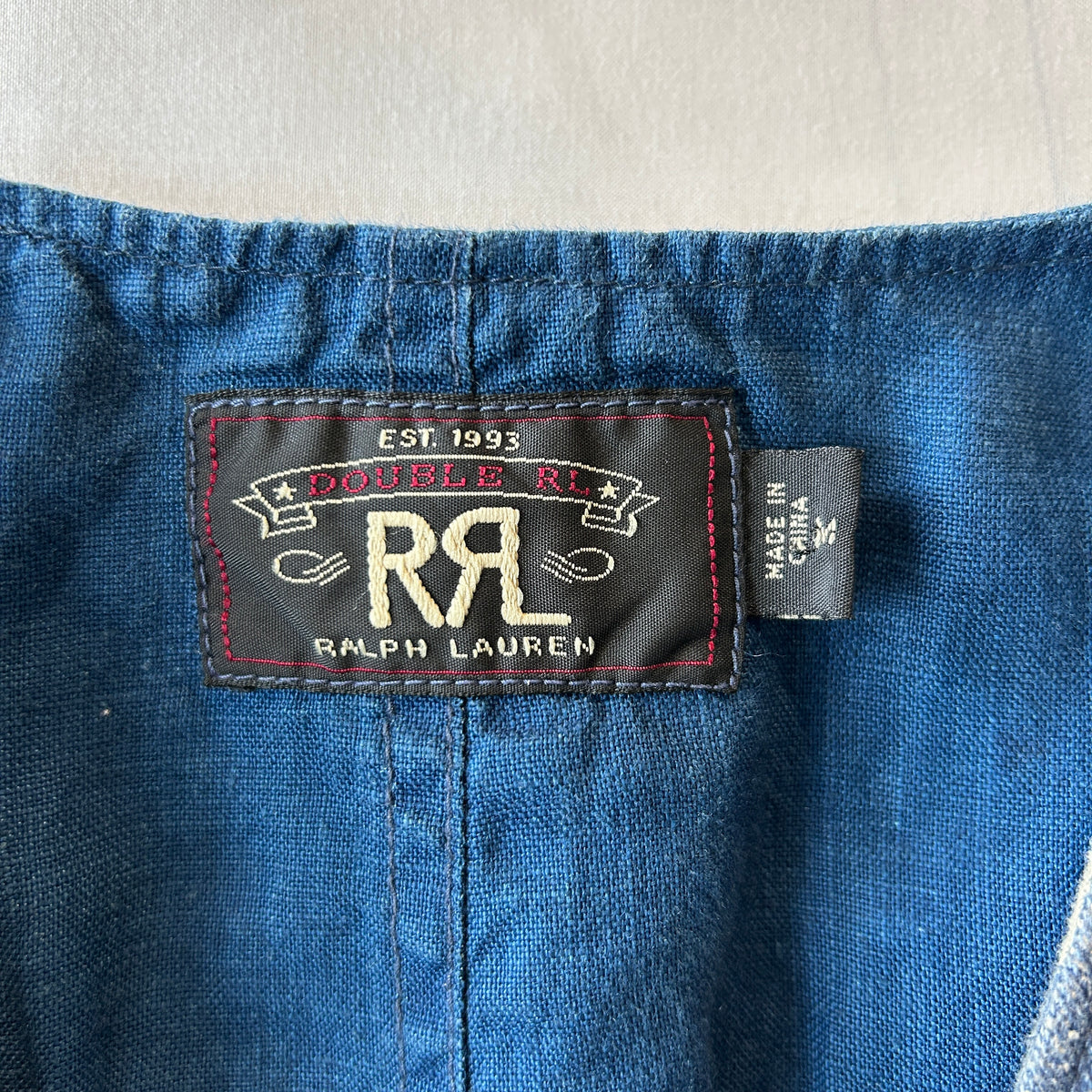 00's RRL ラルフローレン Southwestern Vest ネイティブ柄ベスト ジレ ブルー(M)/A9196V-SO