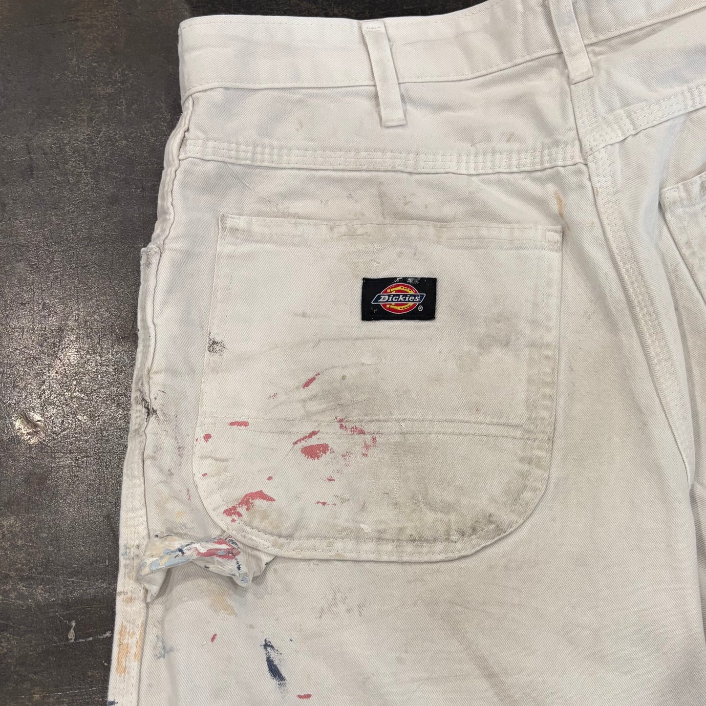 Dickies ディッキーズ Dunn-Edwards ペインターパンツ 白 ホワイト (W32/L30) /C0124P-SO