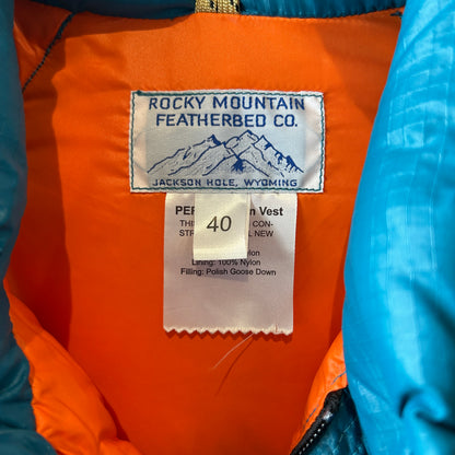 Rocky Mountain Featherbed ロッキーマウンテン PERTEXダウンベスト ブルー(40)/C1450V-SO
