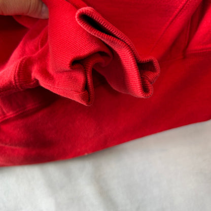 90's Champion Reverse Weave リバースウィーブ IOWA STATE スウェット フーディー レッド(XL)/C0769R-SO