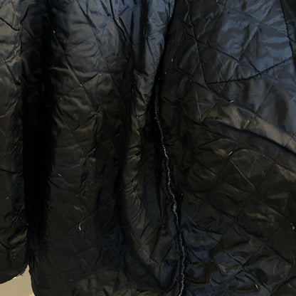 00's NATIONAL キルティングライナーネルシャツ 青白黒(M)/A8871SH-SO