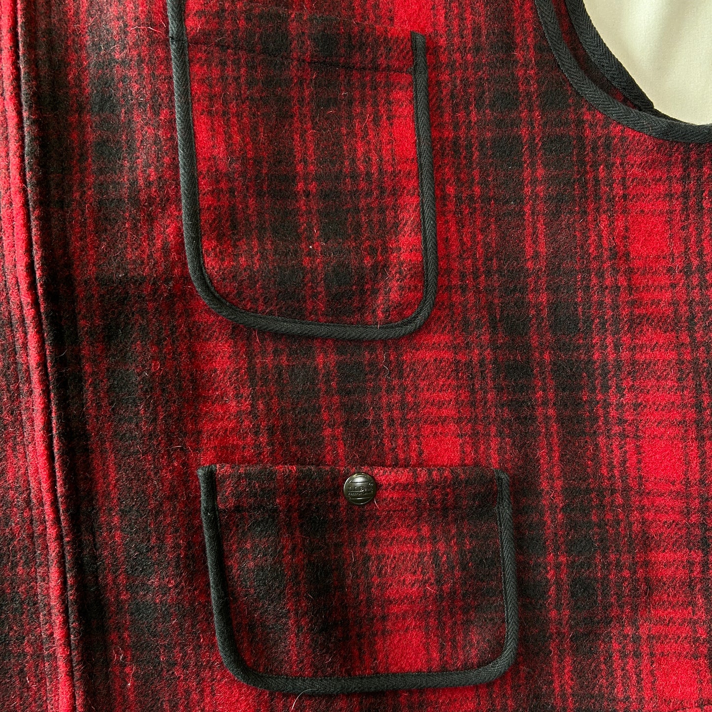 80's L.L.Bean エルエルビーン ウールハンティングベスト USA製 (XL)/C0061V-SO