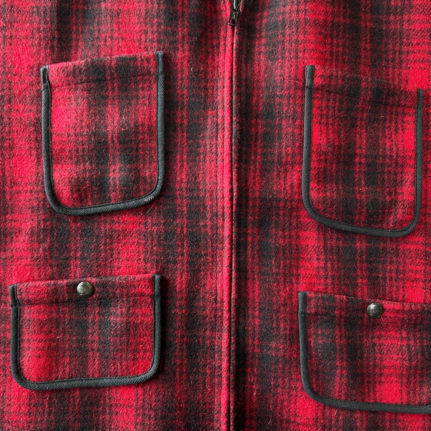 80's L.L.Bean エルエルビーン ウールハンティングベスト USA製 (XL)/C0061V-SO