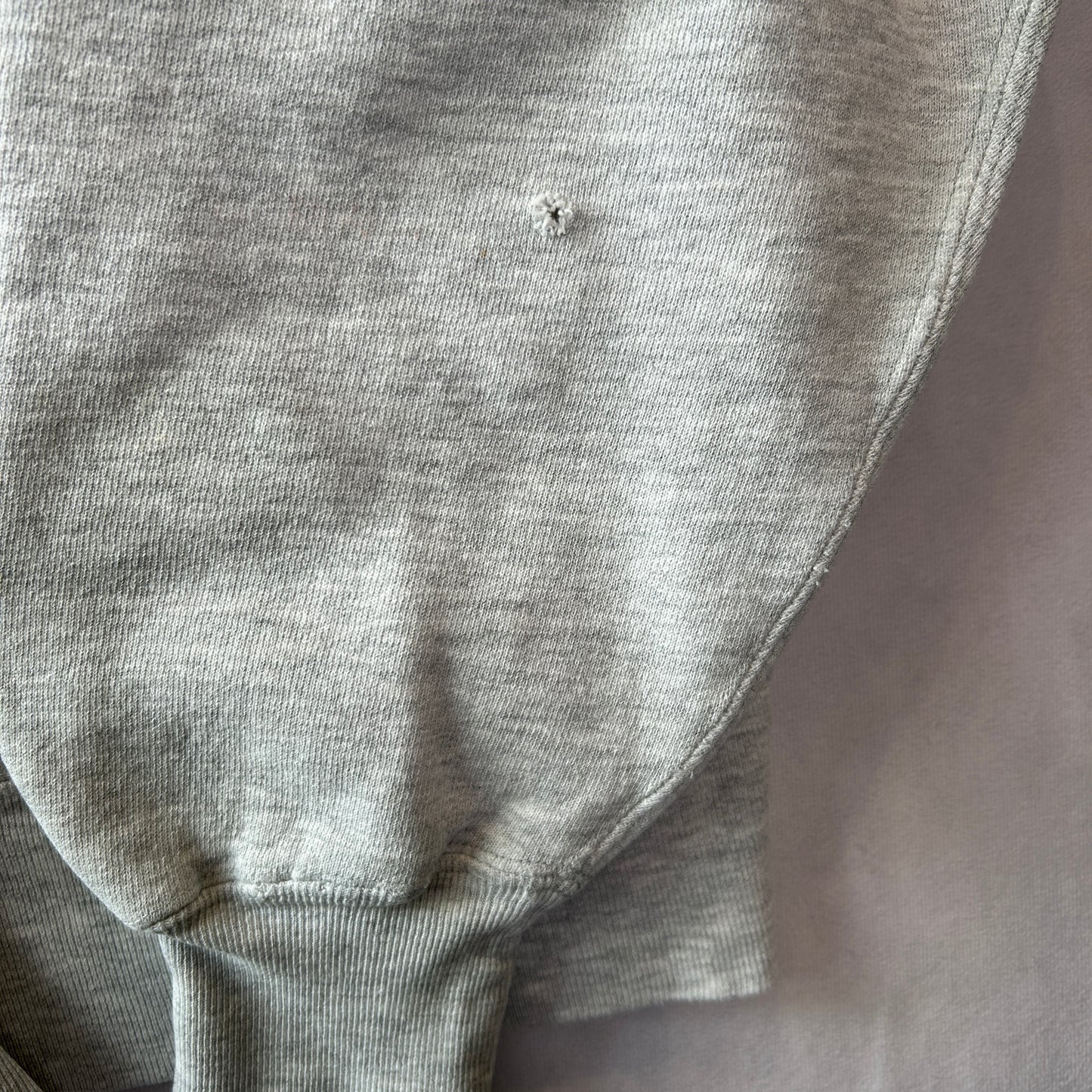 90's. Champion Reverse Weave 3段プリント スウェットフーディー グレー (L)/C0771R-SO