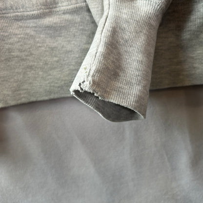 90's. Champion Reverse Weave 3段プリント スウェットフーディー グレー (L)/C0771R-SO