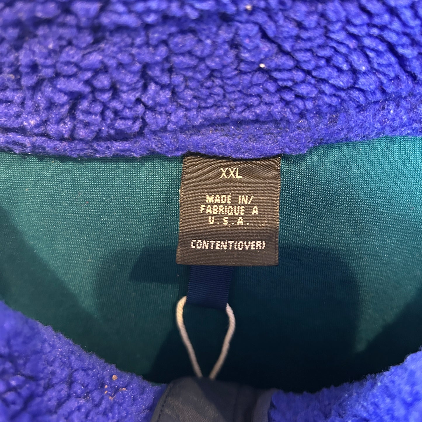90's Patagonia パタゴニア 初期型レトロx フリースベスト ブルー(XXL)/C0099V-SO
