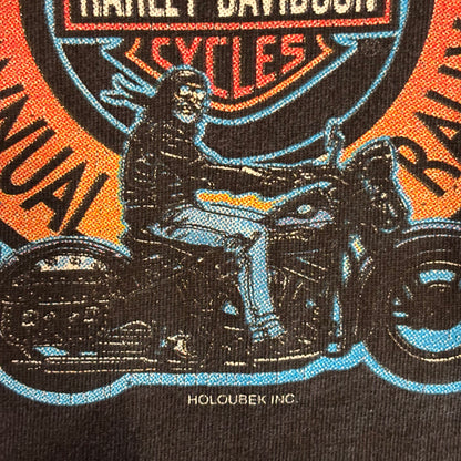 90's HARLEY-DAVIDSON"Sturgis94" Tシャツ シングルステッチ 黒(L)/A3052T-SO