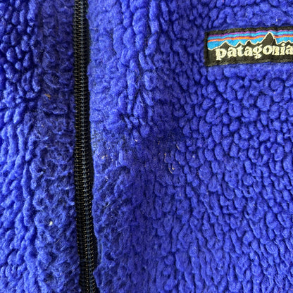 90's Patagonia パタゴニア 初期型レトロx フリースベスト ブルー(XXL)/C0099V-SO