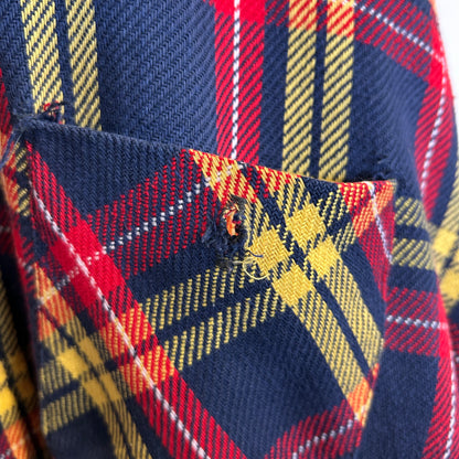 70's BIG YANK ヘビーネルシャツ チェックシャツ /A7653SH-SO