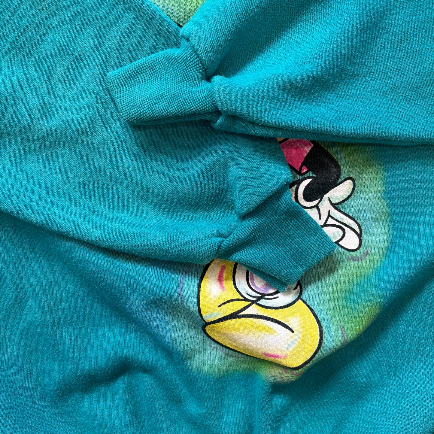 90's Disney Mickey "California"ディズニー ミッキー スウェット ターコイズ(L)/C0128S-SO