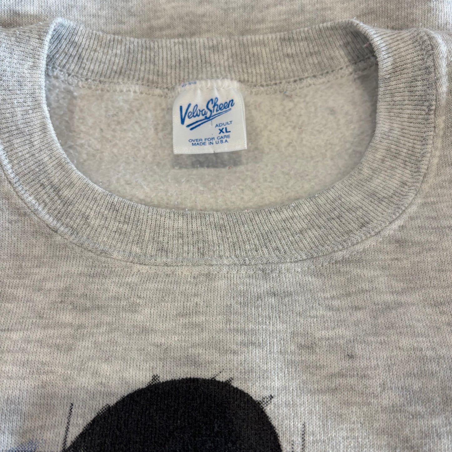80~90's Velva Sheen Mickey ディズニー ミッキー スウェット グレー(XL)/B0082S-SO