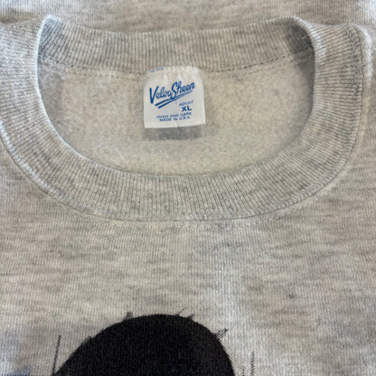 80~90's Velva Sheen Mickey ディズニー ミッキー スウェット グレー(XL)/B0082S-SO