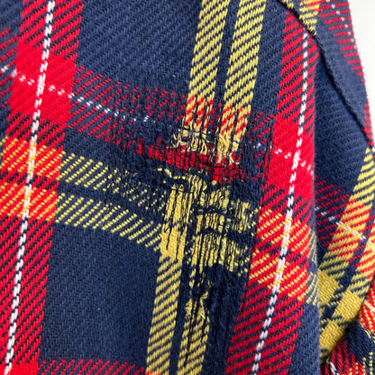 70's BIG YANK ヘビーネルシャツ チェックシャツ /A7653SH-SO