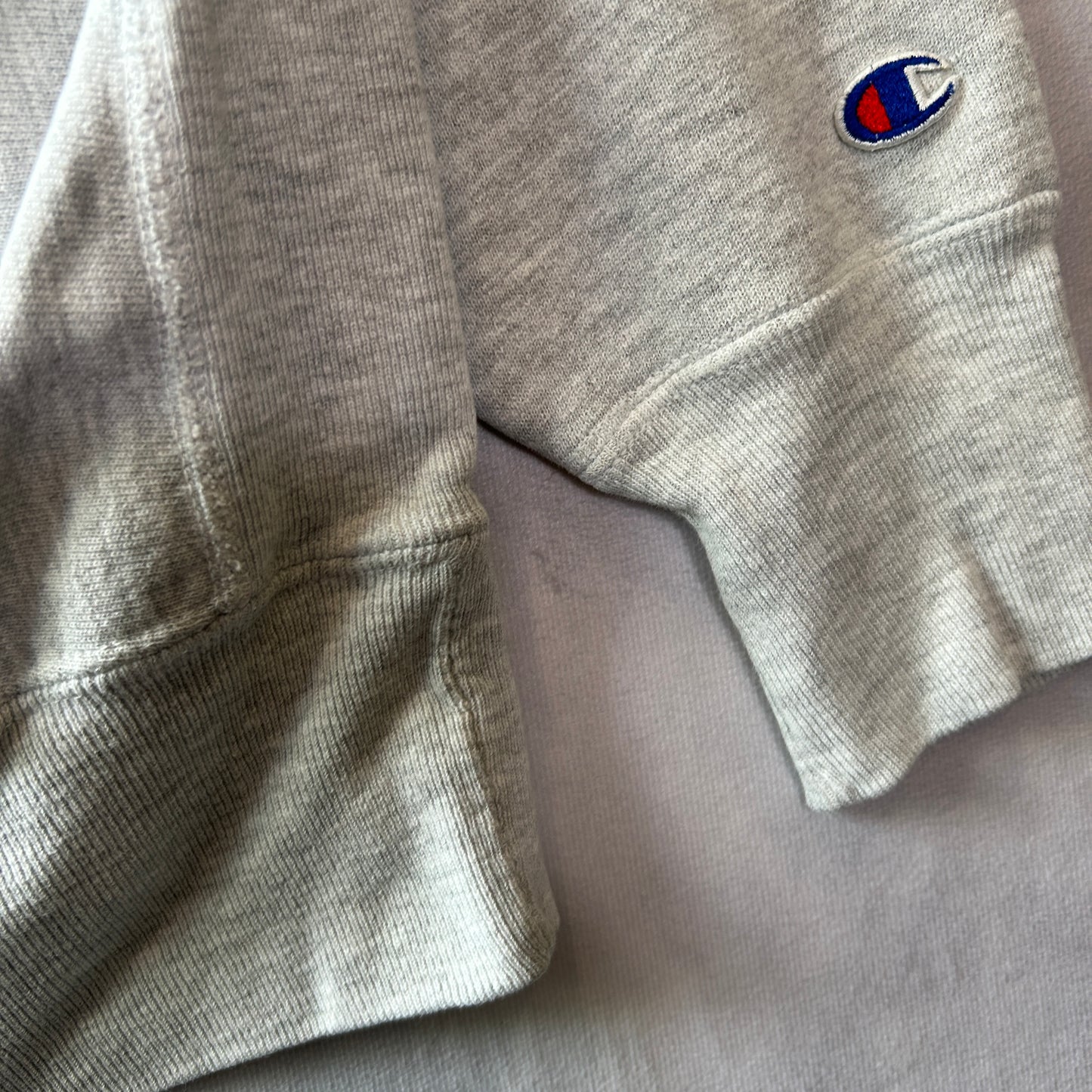 90's Champion Reverse Weave リバースウィーブ MARYLAND スウェットフーディー グレー(XL)/C0772R-SO
